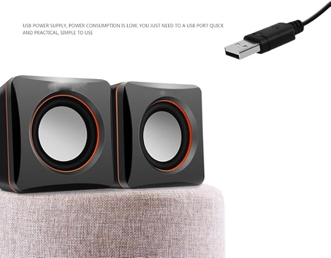 Mini Office Small Speaker Laptop Desktop Computer Speaker with Subwoofer Home Desktop Small Speaker