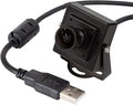 Arducam 16MP Wide Angle USB Camera with Metal Case 1/2.8 CMOS IMX298 Mini UVC USB2.0 4K Video Webcam with Microphone with 3.3ft/1m Cable for Laptop