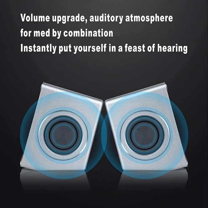 Audio Computer Desktop Speaker Notebook Multimedia Mobile Phone Subwoofer Wired Stock