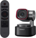 OBSBOT Tiny 3 AI-Powered Spatial Audio 4K Webcam Bundle with Remote AI Tracking PTZ Camera with 1/1.28 Sensor Tri-Mic Voice &amp Gesture Control 120FPS HDR Web Cam for PC Laptop Streaming e