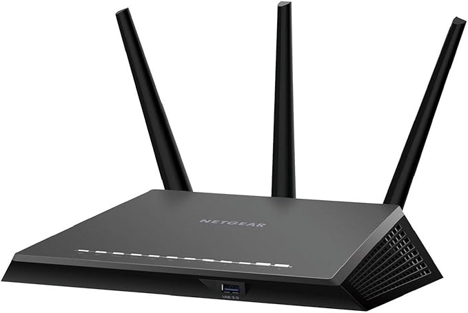 NETGEAR Nighthawk AC1900 Dual Band WiFi Router Gigabit Router Open Source Support Circle with Disney Smart Parental Controls Compatible with Amazon Alexa (R7000) (Certified Refurbished)