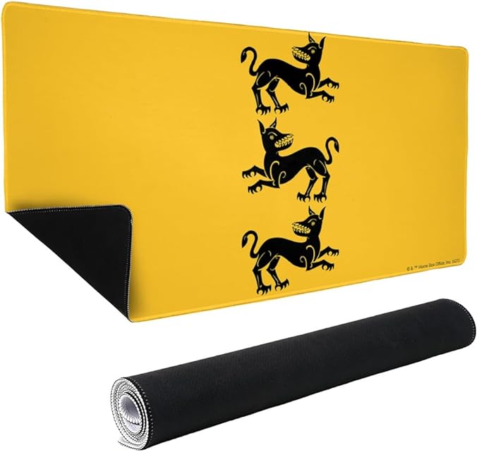 Game of Thrones Clegane Sigil Large Gaming Mouse Pad Desk Mat with Stitched Edges Non-Slip Base for Gamer Home and Office 31.5 x 15.7