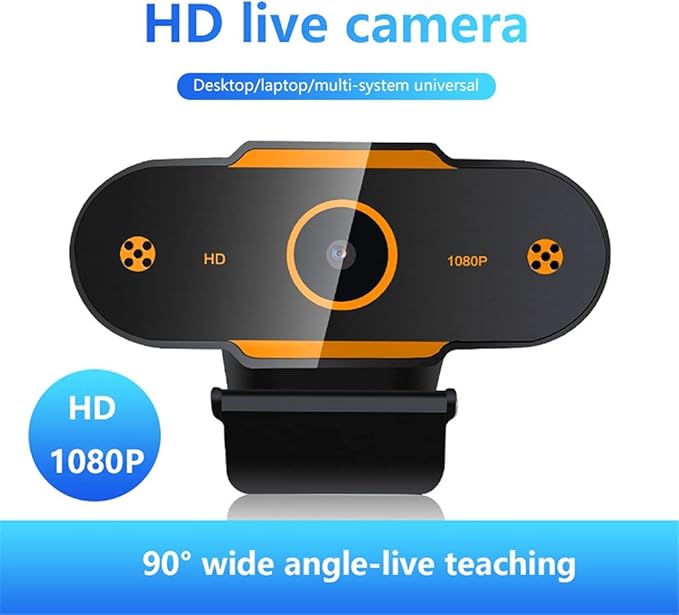 1080P Full Web Camera with Microphone Plug Cam for PC Computer Laptop Desktop Mini
