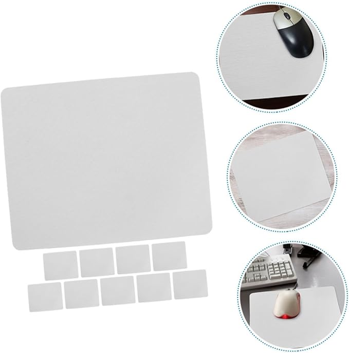 10pcs Sublimation Mouse Pad Wrist Rest for Gaming Laptop Computer Desk