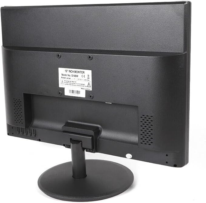 19 LED Screen Display Smart Digital AV LED HD Monitor Player 16:10 RGB VGA+HDMI 1440×900 HDMI Ergonomic Tilt for Computer/Gaming/Kitchen/Camera