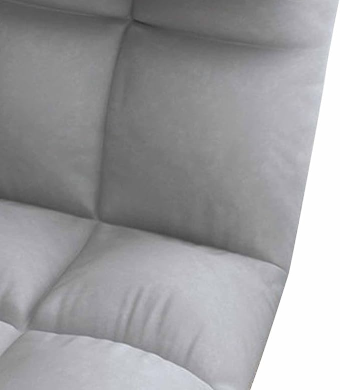 Floor Chair with Back Support Folding Sofa Chair Sleeper Bed Couch Recliner Floor Gaming Chair Meditation Chair for Adults (Gray)