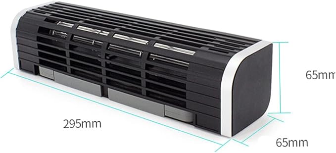 Tofficu USB Laptop Cooler with Adjustable Fan Portable Desktop Cooling Rack and Holder for Notebook Silent Design USB Powered Compact Black