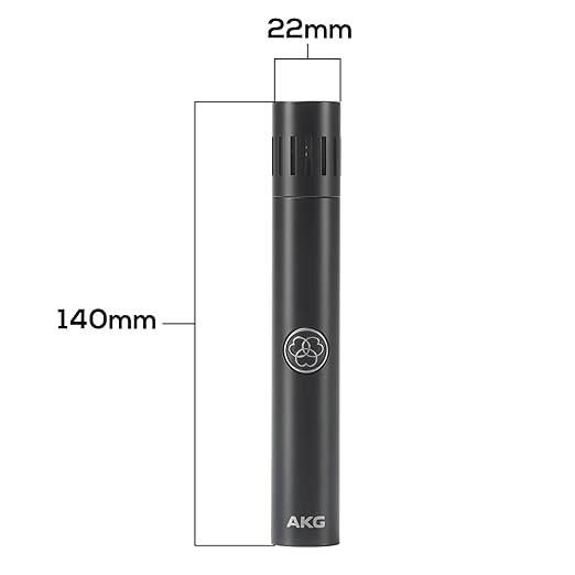 AKG Professional C151 Small Diaphragm Cardioid Condenser Microphone – XLR Studio Mic for Podcasting Streaming Broadcasting &amp Music Recording High SPL Handling Sustainable Design