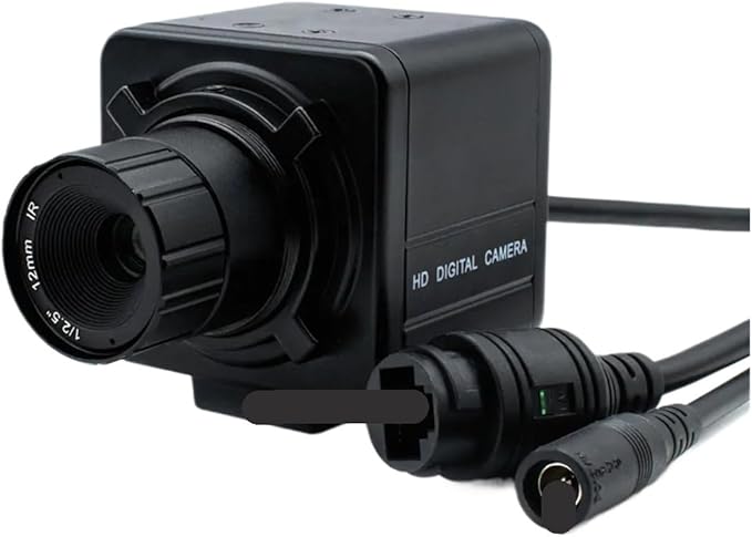 Mini Camera 3 4 5 8MP CMOS Security POE H265 with 12mm Fixed CS Lens P2P IP POE48V Industrial Camera