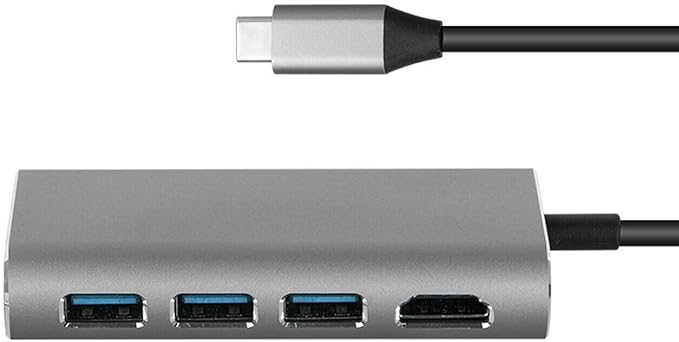 USB Type C 5 in 1 USB-C 3.0 Hub Type C 3.1 to 4K HDMI Adapter Dock PD Charging for Notebook