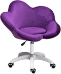 YYDS Chair Lovely Bedroom Gaming Chair Computer Office Chair with Nylon Feet Ergonomic Home Desk Chair for Live Broadcast Ergonomically (Size : Purple)