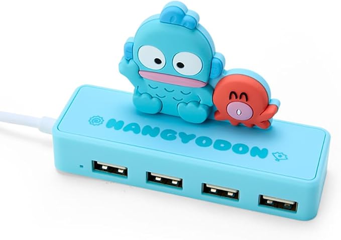 Sanrio 327514 Sanrio Slim USB Hub Hangyodon Half Fish HANGYODON 2.4 x 3.7 x 1.2 inches (6 x 9.5 x 3 cm) Character