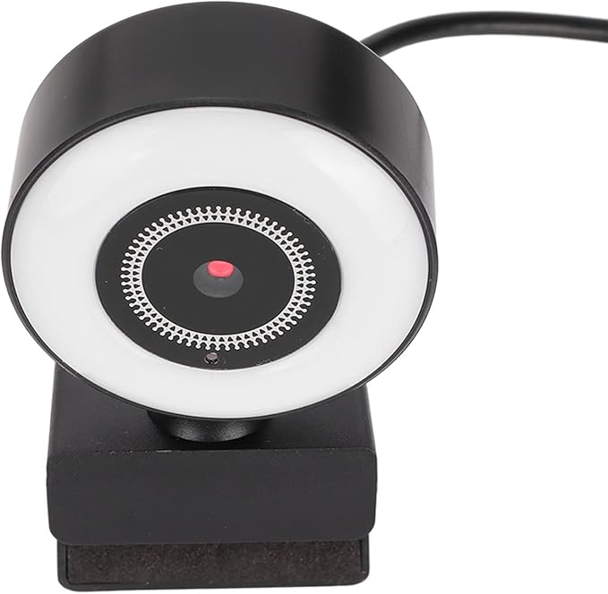 Computer Camera HD 1080P with Supplementary Lighting Flexible Rotate USB Home Webcam Excellent for Home Live Streaming on Various Platforms
