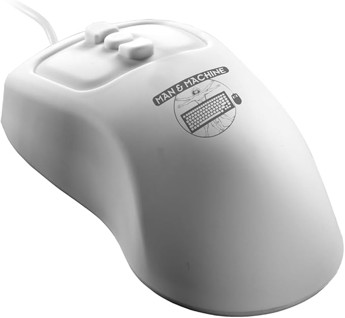 Man &amp Machine Petite Mouse Sealed Waterproof - White
