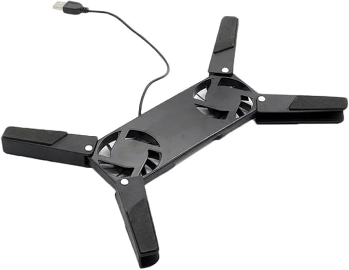 Rotatable Fan Cooling Pad 2 Fan Cooler Laptop Cooler Computer Stand USB Fan for 10-17 Inch PC Laptop