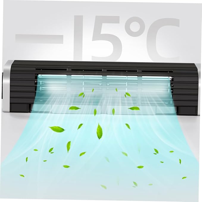Usb Portable Laptop Cooler with Adjustable Holder Compact Cooling Fan for Notebooks Silent Efficient Heat Dissipation for Home Office Use Black