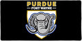 Purdue University Fort Wayne Mastodons Primary Logo Large Gaming Mouse Pad Desk Mat with Stitched Edges Non-Slip Base for Gamer Home and Office 31.5 x 15.7
