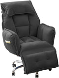 YCKEGEW Lift Chair Recliners Gaming Chair with Footrest Lazy Sofa Chair Ergonomic Study Chair Home Office Desk Chairs with Steel Base and Wheels 360° Swivel Computer Chair(Dark Grey)