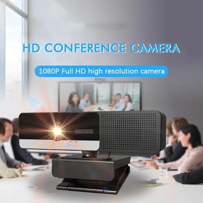 Webcam 1080P Web Camera with Speaker Microphone Cam for PC Computer Live Broadcast Laptop