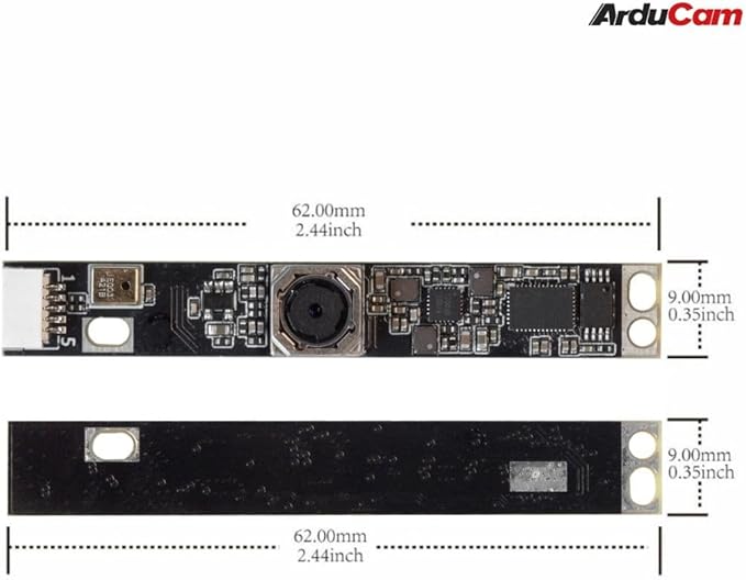 Arducam 5MP Autofocus USB Camera Module for Raspberry Pi 2592(H)×1944(V)@30fps Lightburn Camera with Single Microphone Mini-Sized Webcam for Linux Windows and Android