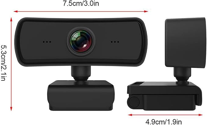 Full HD 2K Webcam 1080P Web Camera with Microphone for Video Call Web Cam USB PC Computer Camera for Streaming Ultra High Definition