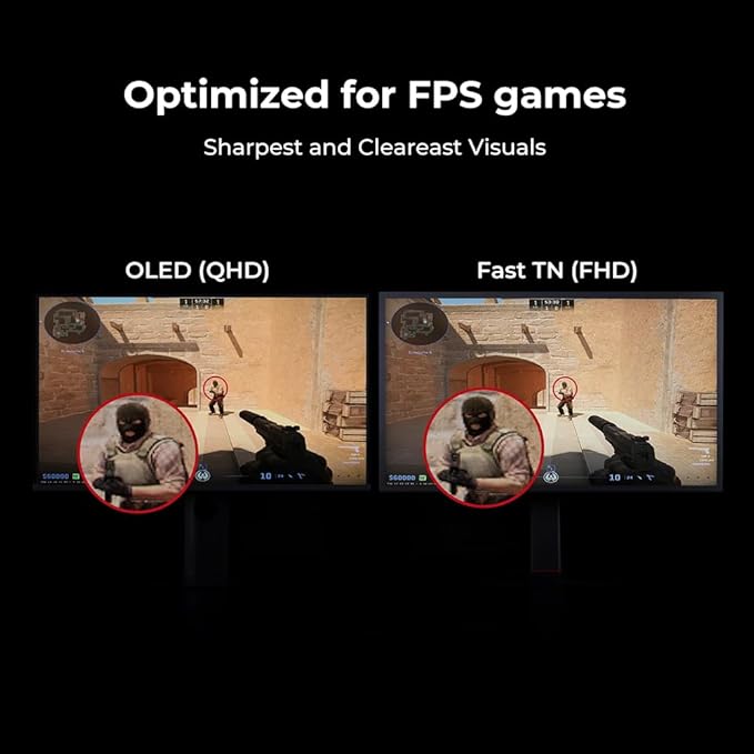 BenQ Zowie XL2586X+ 24.1 New Fast TN 600Hz Gaming Monitor DyAc 2 1080p Auto Game Mode by XL Setting to Share Height Adjustment Powered by Industrial-Grade Bearing Design S Switch Shielding Hood