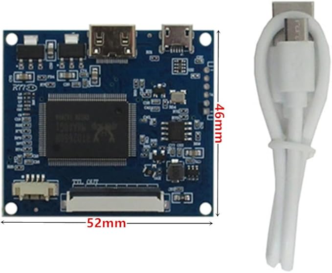 5-Inch 800×480 Portable DIY LCD Monitor Kit with Mini-HDMI Driver Board – Compatible with PC Raspberry/Orange Pi Gaming Consoles &amp Microscopes (Secondary Display Screen)