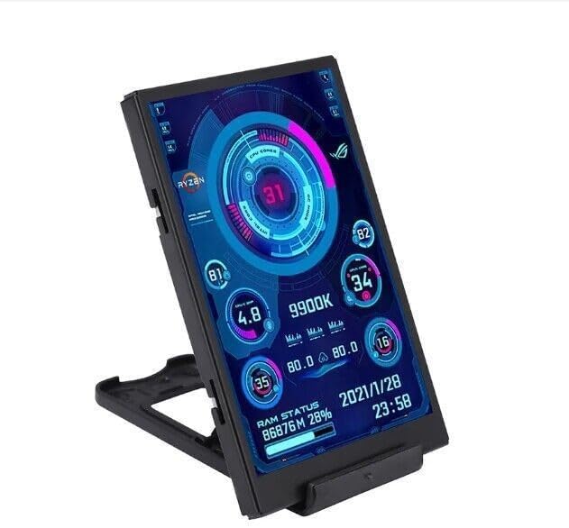 3 5 Inch IPS Monitor with Type C Connectivity Flexible Viewing Angles Auto Power Off Function for Energy Saving and User Friendly Software (Black Pro)