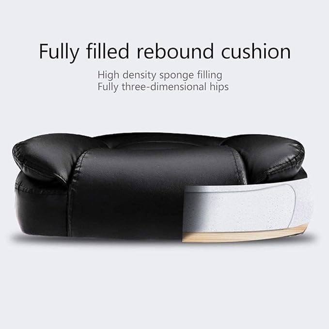 Computer Office Chair Swivel Task Chair Office Chairs Computer Chair Racing Style Office Desk Chair Double Seat Cushion Design Ergonomic Fabric Gaming Chair Bow Foot High-Back Office Computer Chair fo