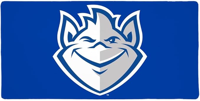 Saint Louis University Billiken Logo Large Gaming Mouse Pad Desk Mat with Stitched Edges Non-Slip Base for Gamer Home and Office 31.5 x 15.7