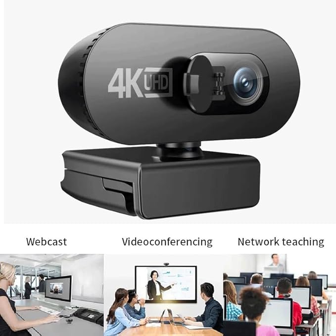 Webcam for PC Web Camera Web Cam with Microphone Stream Camera for Computer Laptop
