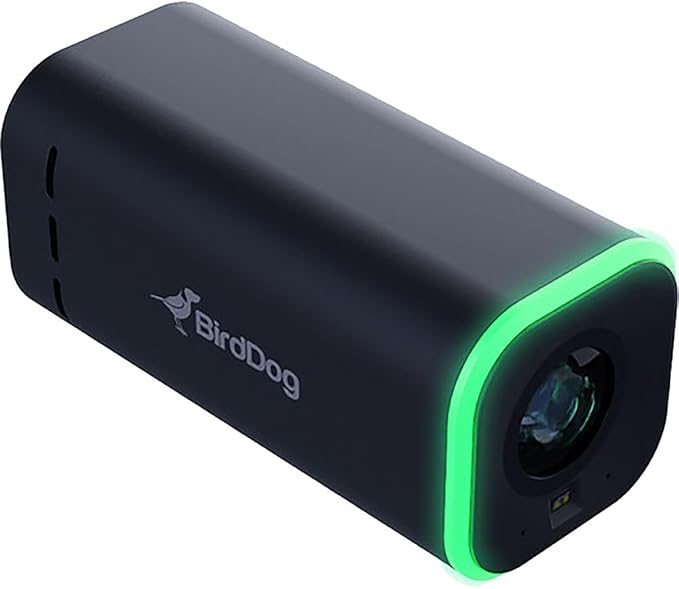 BirdDog Maki Live 8.2MP 4K UltraHD NDI|HX3 Battery Powered Live Streaming 3X Box Camera Black