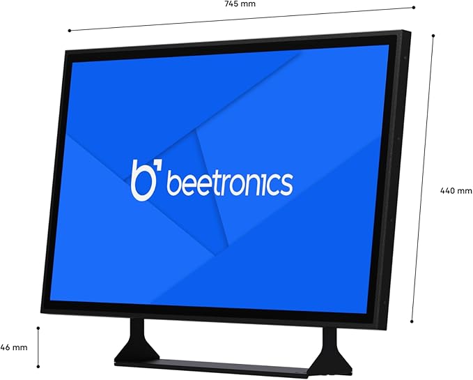 Beetronics 32 Inch Touchscreen Monitor | Full HD 1080p | 32TS7M – Industrial-Grade Professional 10-Point Multi Touch Display for PC Mac Linux – HDMI DisplayPort USB-C VGA Inputs