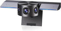 Panoramic 180° Video Camera Immersive Video Conference Experience both Overall and Speakers’ Close-up view 1080P Webcam for Huddle Room and Homebased Office Plug and Play with Micro SD Card Slot