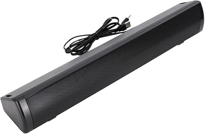 Desktop Computer Speaker 3.5mm Audio Jack 3D Stereo Sound Bass Speaker for Home Office