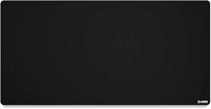 GLORIOUS 3XL Extended Gaming Mouse Mat/Pad - Large Wide (3XL Extended) Black Cloth Mousepad Stitched Edges | 24x48 (G-3XL)