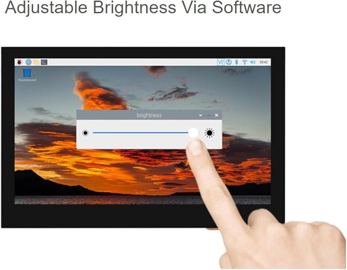4.3inch DSI Display 800 × 480 Resolution IPS Wide-beael Display Thin and Light Design with Touch Function (43H-800480-IPS-CT-B)
