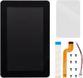 Pi Touch Display 2 Late 2024 Release - 7 HD Touchscreen 720x1280 5-Finger Capacitive Touch Anti-Glare Compatible with All Pi Models Except Zero and Pico Includes Free Screen Protector