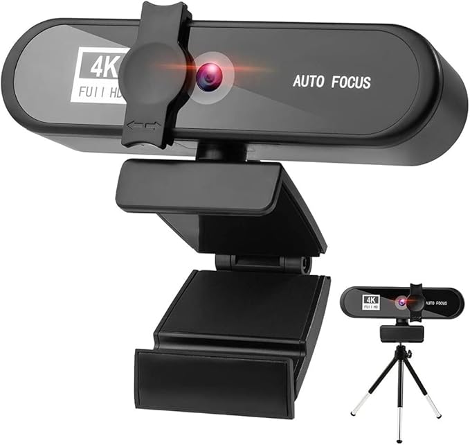 Webcam 4k 2k 1080p Full Hd Web Camera with Microphone USB Web Cam for Pc Computer Video Mini Camera 4k (Size : XXX-Large)