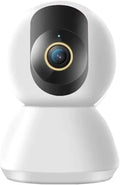 360° Smart Home Security Camera PTZ 2K Webcam 1296P 3 Megapixel AI Human Detection Night Vision Webcam Work with(Upgraded Version)