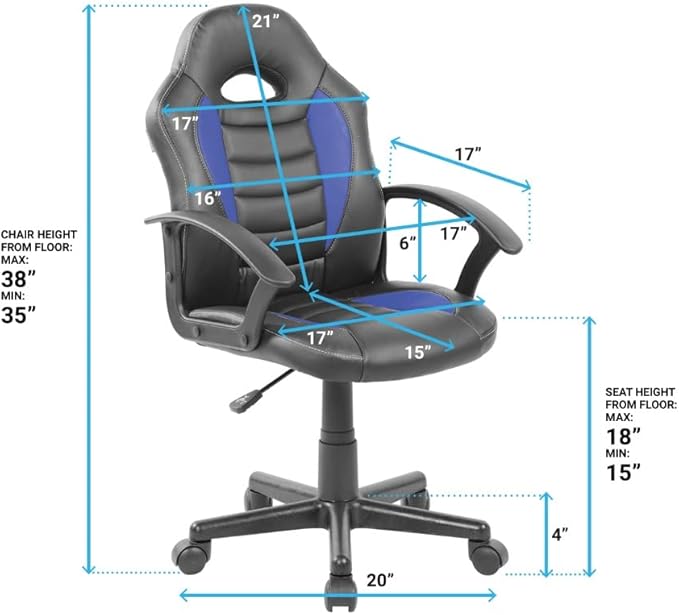 Office Chair Gaming Chair Computer Chair Adjustable Swivel Gaming Chair Blue Computer Chair Ergonomic Chair Office Chairs (Color : D Size : Light Grey)