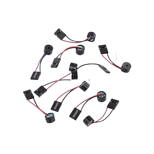 10PCS Beep Speaker Mini Plug Speaker Beep Alarm Computer Motherboard Onboard Case Buzzer