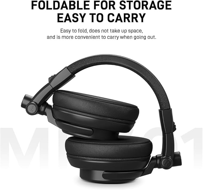 MAONO HD300T USB/XLR Podcast Microphone and MH601 Pro Studio Monitor Headphones