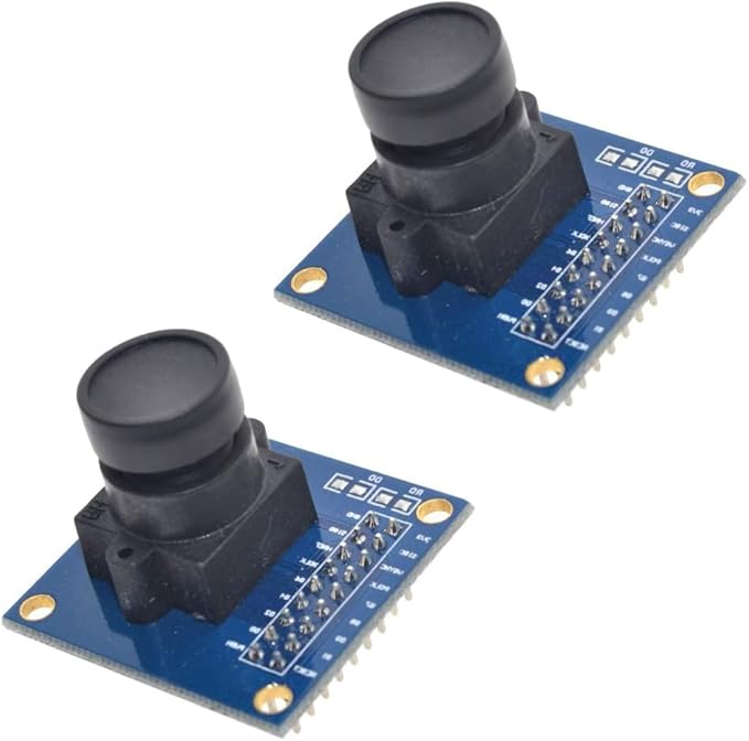 4-Pack OV7670 VGA CMOS Camera Modules (I2C 640x480) for Arduino/ARM/FPGA + 10 TP4056 Type-C 1A 18650 Lithium Battery Charger Modules with Dual Protection