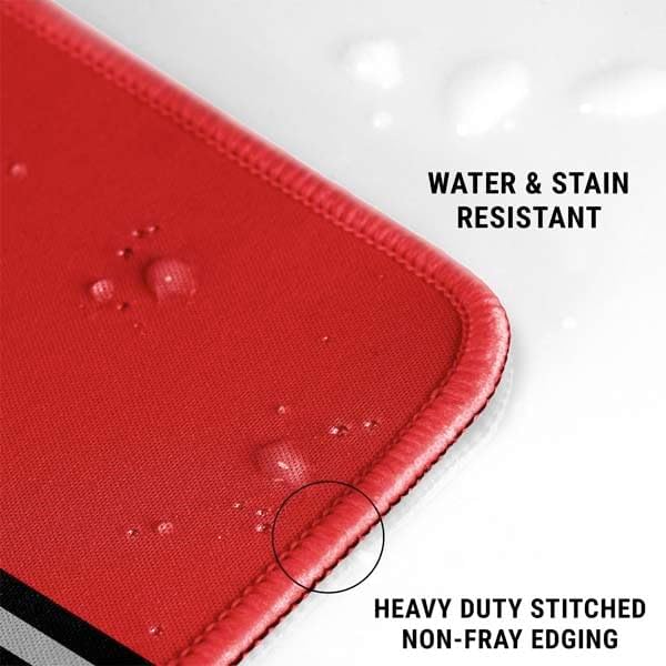 Skinit Extra Large Gaming Mouse Pad - Officially Licensed Texas Tech Red Raiders Design with Stitched Edges Waterproof Non-Slip Rubber Base Desk Mat for Keyboard &amp Mouse 35.75 x 15.4 inches