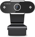 GIZNXBA Streaming Webcam with Microphone for Pc Wide-Angle Lens Autofocus Plug &amp Play USB Webcam for Laptop Desktop Streaming(2K)