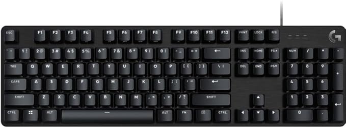 Logitech G413 SE Full-Size Mechanical Gaming Keyboard - Backlit Keyboard with Tactile Mechanical Switches Anti-Ghosting Compatible with Windows macOS - Black Aluminum