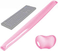 Silicone Gel Keyboard Wrist Rest Set Plus Keyboard &amp Mouse Wrist Support Pad Office Computer Laptop Mac - Durable Comfortable and Pain Relief