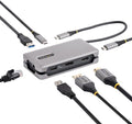 StarTech.com USB-C Docking Station for MacBook Pro M1 M2 M3 M4 and Windows 4K 60Hz HDMI or DP Video USB 10Gbps Hub 100W Laptop Charging GbE 1ft/30cm Cable