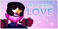 Steven Universe Garnet True Kind of Love Large Gaming Mouse Pad Desk Mat with Stitched Edges Non-Slip Base for Gamer Home and Office 31.5 x 15.7